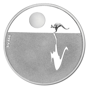 $1 2015 Sunset Kangaroo Silver Proof