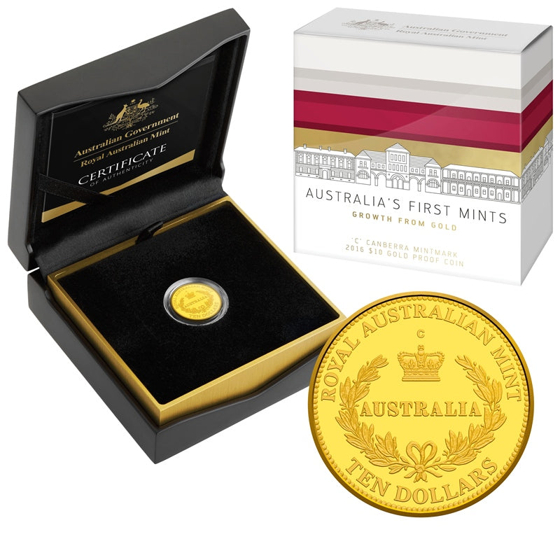 $10 2016 First Mints 1/10oz Gold Proof