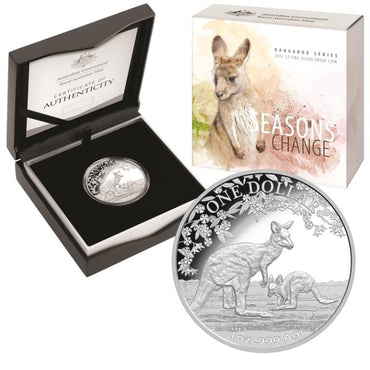 $1 2017 Kangaroo 1oz 99.9% Proof