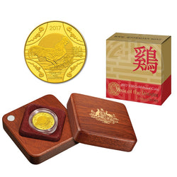 $10 2017 Year of the Rooster 1/10oz Gold Proof