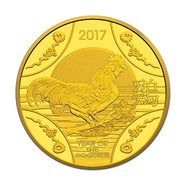 $10 2017 Year of the Rooster 1/10oz Gold Proof