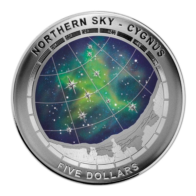 $5 2016 Northern Sky - Cygnus Domed Silver Proof
