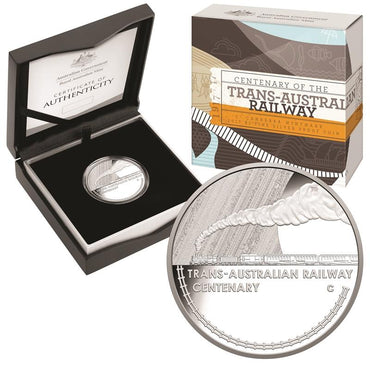 $1 2017 Trans-Australian Railway Silver Proof