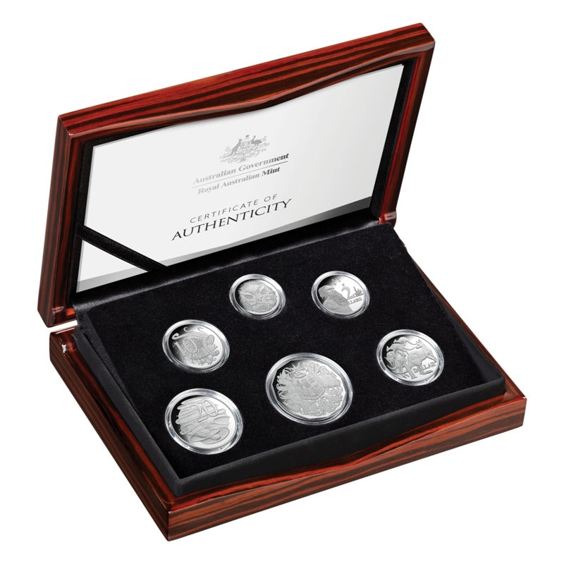2017 Fine Silver Proof Set | 2017 Fine Silver Proof Set reverse | 2017 Fine Silver Proof Set box