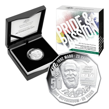 50c 2017 Pride & Passion Silver Proof | 50c 2017 Pride & Passion Silver Proof  reverse | 50c 2017 Pride & Passion Silver Proof Cu/Ni Bonus