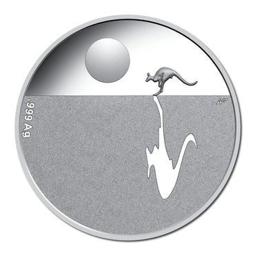 $1 2018 Sunset Kangaroo Silver Proof