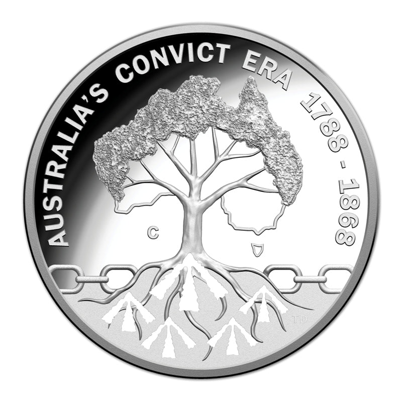$1 2018 Australia's Convict Era Silver Proof
