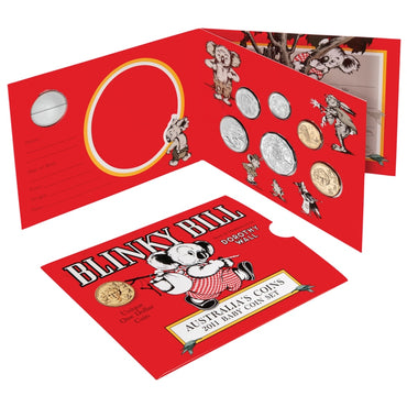 2011 Baby Mint Set - Blinky Bill | 2011 Baby Mint Set - Blinky Bill - dorothy wall $1 reverse