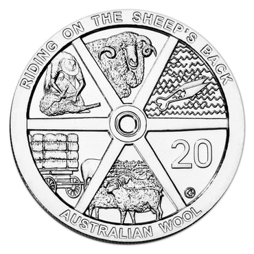 2011 2 Coin Mint Set - Australian Wool