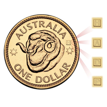 $1 2011 Ram's Head ADHP 4 Coin Set UNC