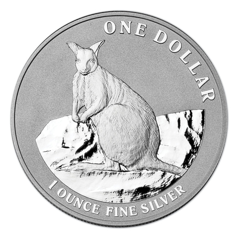$1 2012 Kangaroo 1oz 99.9% Silver UNC