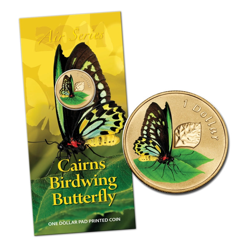 $1 2011 Air Series - Cairns Birdwing Butterfly Al-Bronze UNC