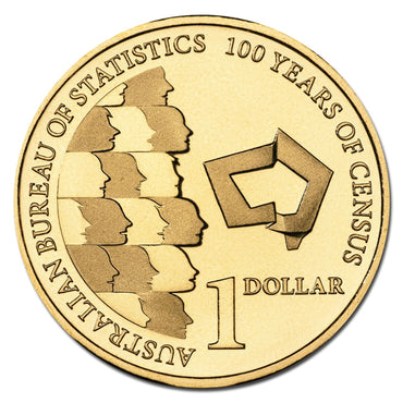 $1 2011 Australian Census 100 Yrs Al-Bronze UNC