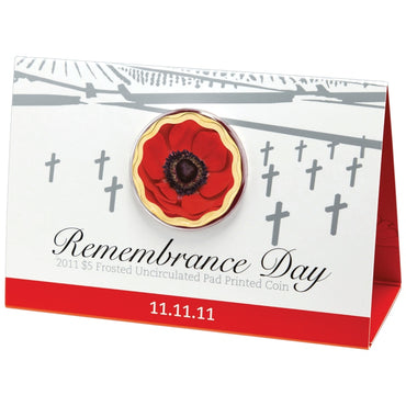 $5 2011 Remembrance Day Al-Bronze UNC