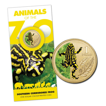 $1 2012 Zoo Animals - Southern Corroboree Frog Al-Bronze UNC