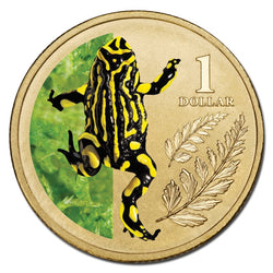 $1 2012 Zoo Animals - Southern Corroboree Frog Al-Bronze UNC