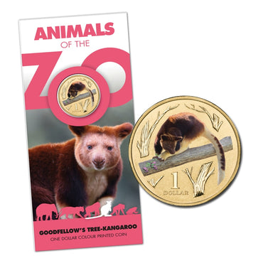 $1 2012 Zoo Animals - Tree-Kangaroo Al-Bronze UNC