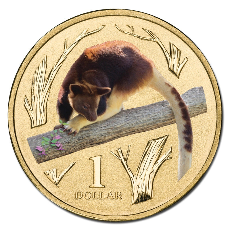 $1 2012 Zoo Animals - Tree-Kangaroo Al-Bronze UNC