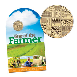 $1 2012 Year of the Farmer Al-Bronze UNC