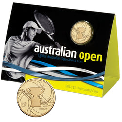 $1 2012 Australian Mens Open Al-Bronze UNC
