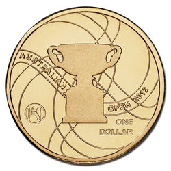 $1 2012 Australian Mens Open Al-Bronze UNC