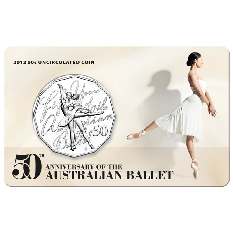 50c 2012 Ballet 50th Anniversary Carded UNC