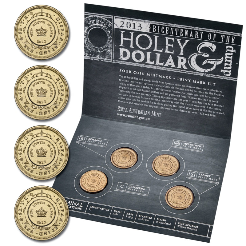 $1 2013 Holey Dollar & Dump BCMS Al-Bronze UNC