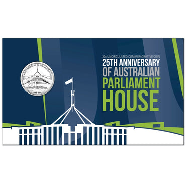 20c 2013 Parliament House 25th Carded UNC