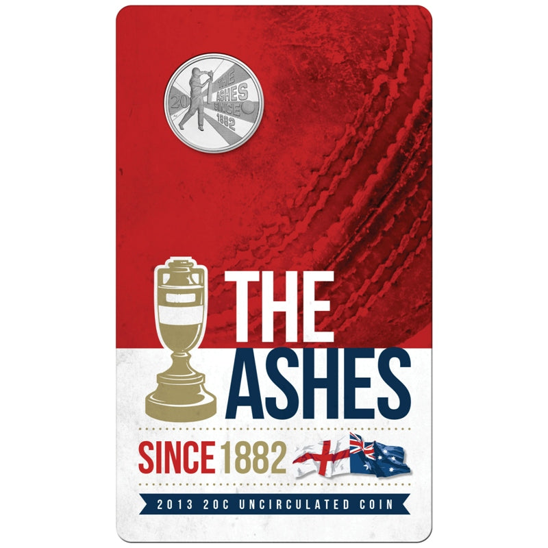 20c 2013 The Ashes Carded UNC