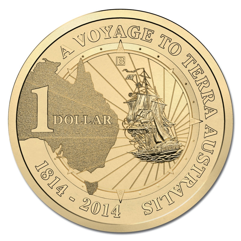 $1 2014 Terra Australis BCMS 4 Coin Set UNC