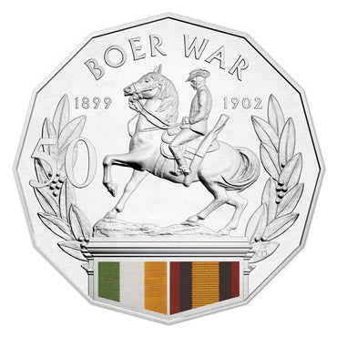 50c 2014 Australians at War - Boer War Carded UNC