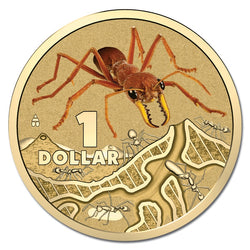 $1 2014 Bright Bugs - Red Bull Ant Al-Bronze UNC