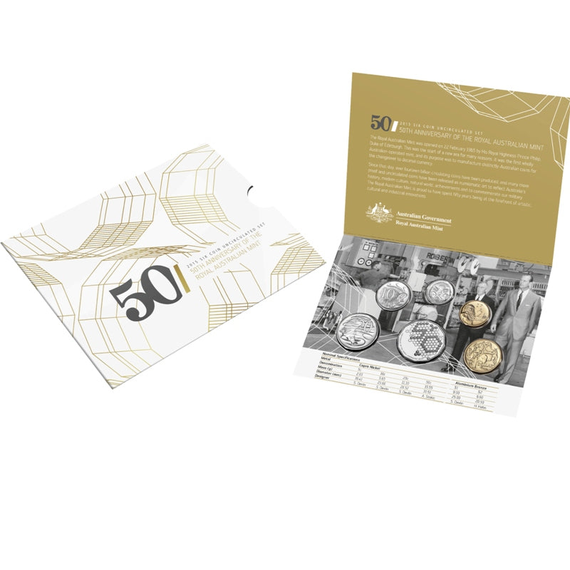 2015 Six Coin Mint Set - RAM 50th Anniversary – M.R.Roberts