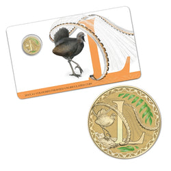 $1 2015 Coloured 'L' Alphabet Al-Bronze Coin