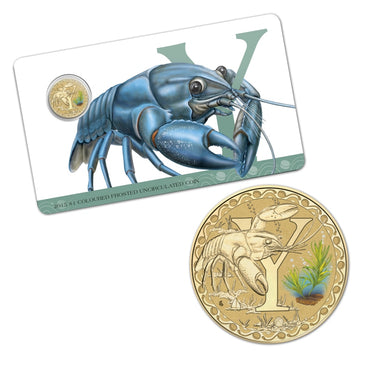 $1 2015 Coloured 'Y' Alphabet Al-Bronze Coin