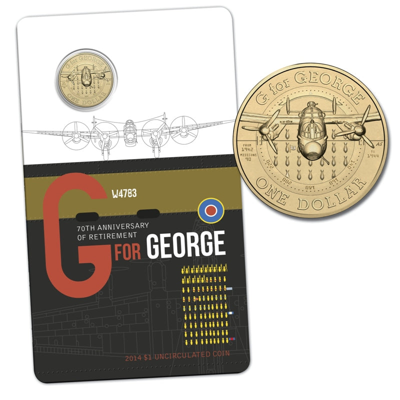 $1 2014 G for George Al-Bronze UNC