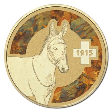 $1 2015 Unlikely Heroes Great & Small - Murphy the Donkey UNC