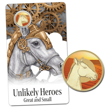 $1 2015 Unlikely Heroes Great & Small - Sandy the War Horse UNC