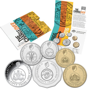 2016 Mint Set - 50th Anniversary of Australian Decimal Currency | 2016 Mint Set - 50th Anniversary of Australian Decimal Currency 5c