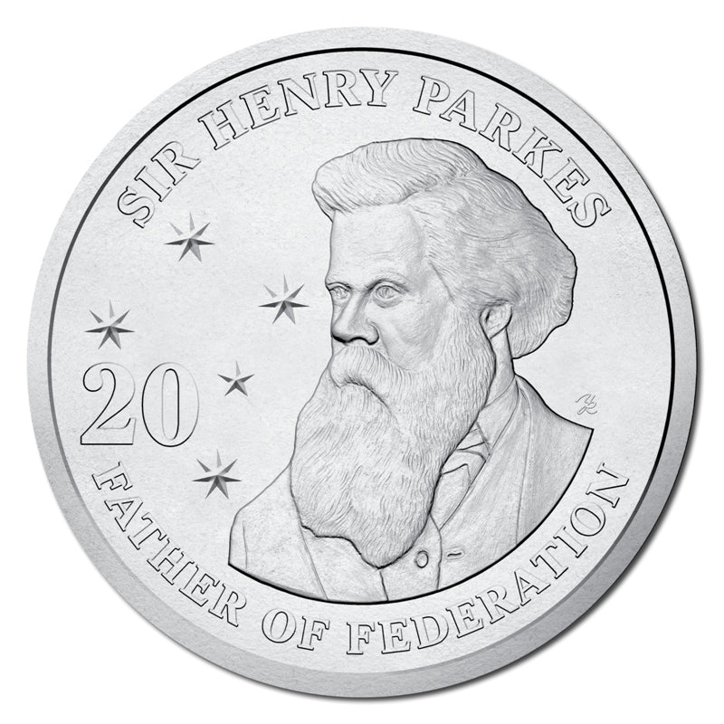 20c 2015 200th Anniversary of Sir Henry Parkes Carded UNC