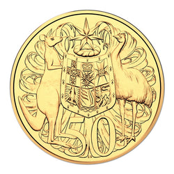 2016 50th Ann. of Decimal Currency OPEN DAY Gold Plated reverse | 2016 50th Ann. of Decimal Currency OPEN DAY Gold Plated obverse