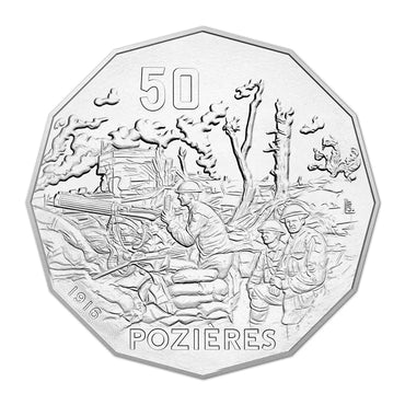 50c 2016 The Battle of Pozieres UNC