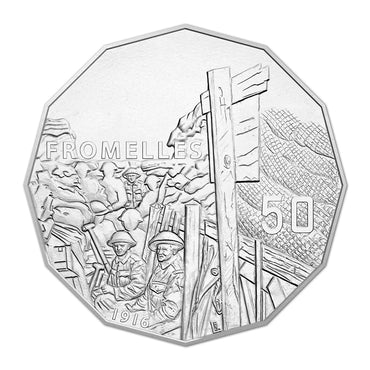 50c 2016 The Battle of Fromelles UNC