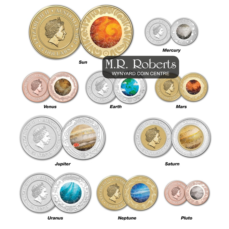 2017 Planetary 10 Coin Collection