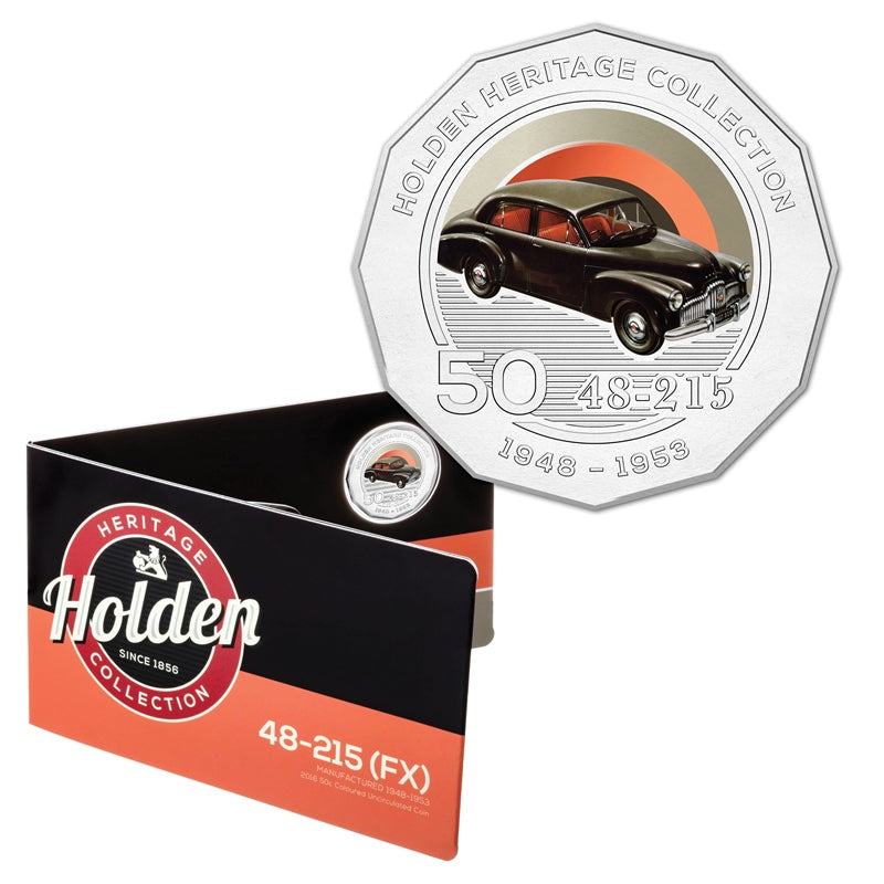 50c 2016 Holden Heritage Collection of 11 Coins - WITH TIN