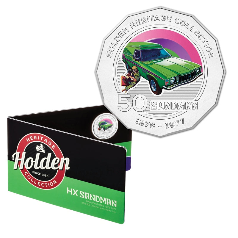 50c 2016 Holden Heritage Collection of 11 Coins - WITH TIN
