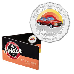 50c 2016 Holden Heritage Collection - Commodore | 50c 2016 Holden Heritage Collection - Commodore reverse | 50c 2016 Holden Heritage Collection - Commodore card