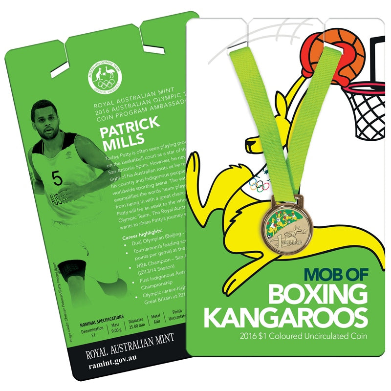 $1 2016 Olympic Mob of Boxing Kangaroos - Basketball