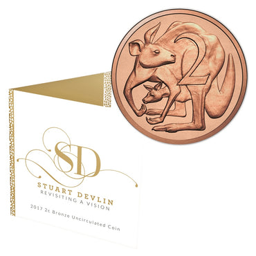 2c 2017 Stuart Devlin UNC | 2c 2017 Stuart Devlin UNC reverse