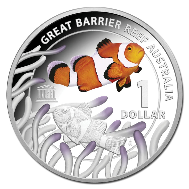 $1 2015 Great Barrier Reef Silver Proof